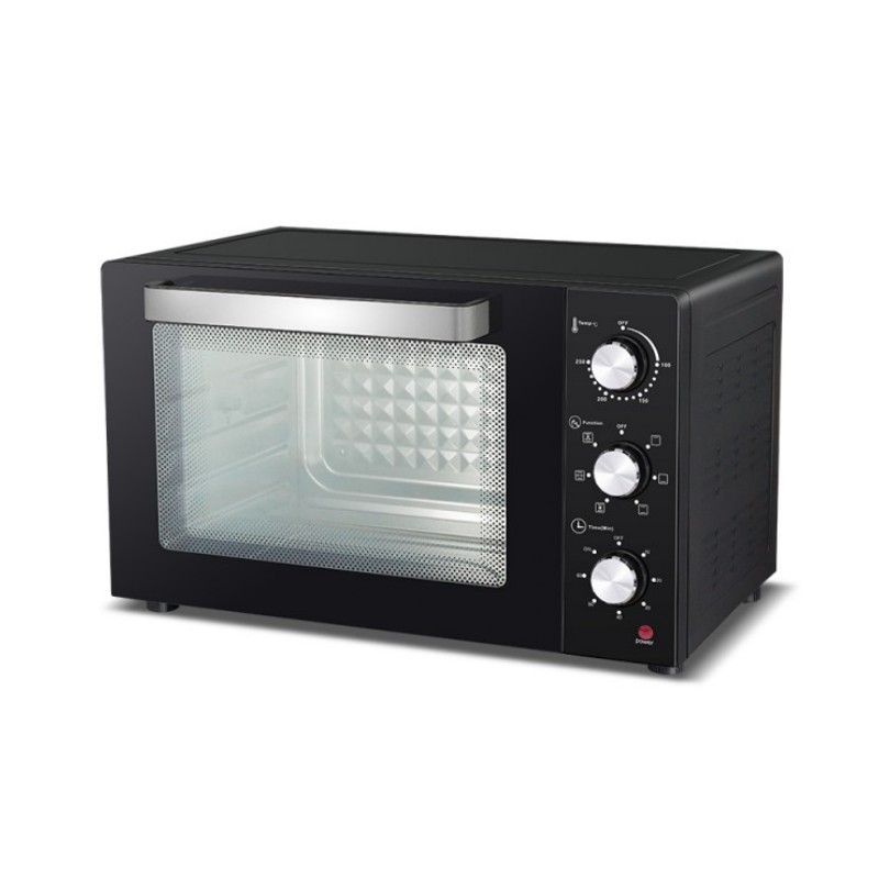 Double glass door electric oven