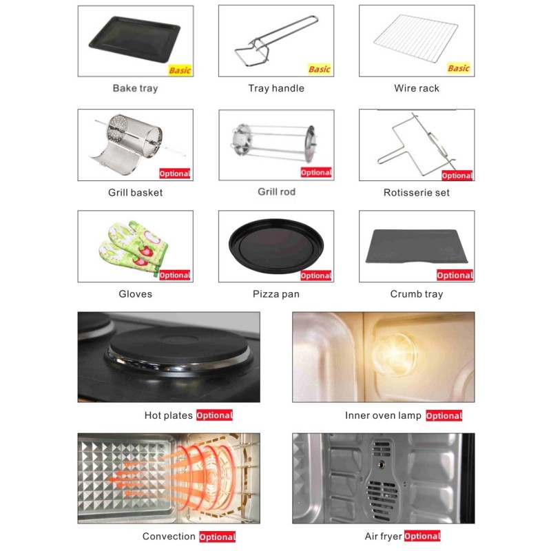 electric oven accessories