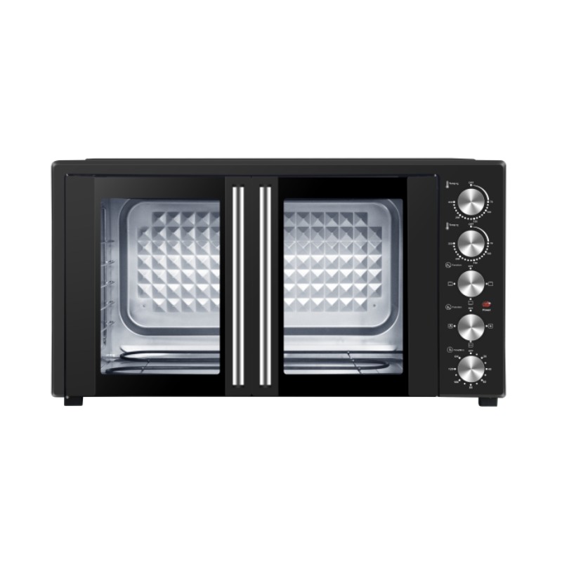 Double glass oven