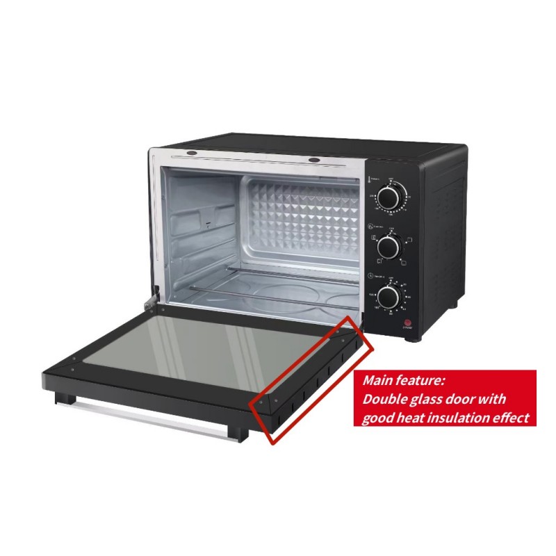 Double Glass Door Electric Oven